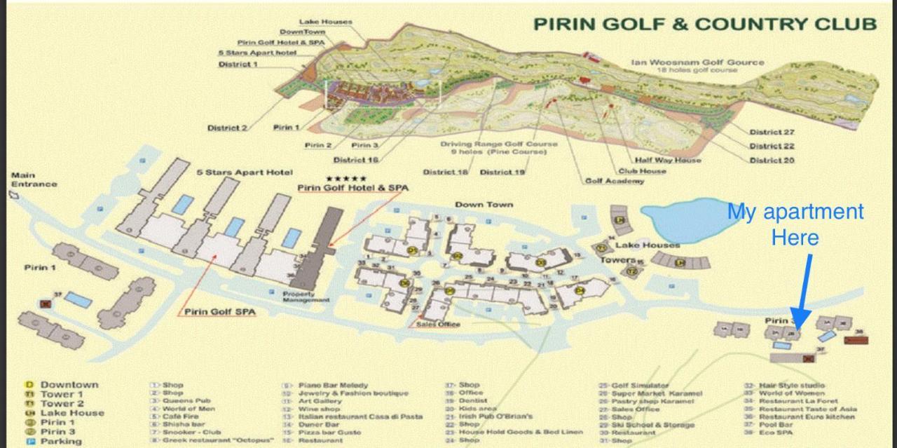 Entire Private Apartment In Pirin Golf & Country Club Bansko Extérieur photo